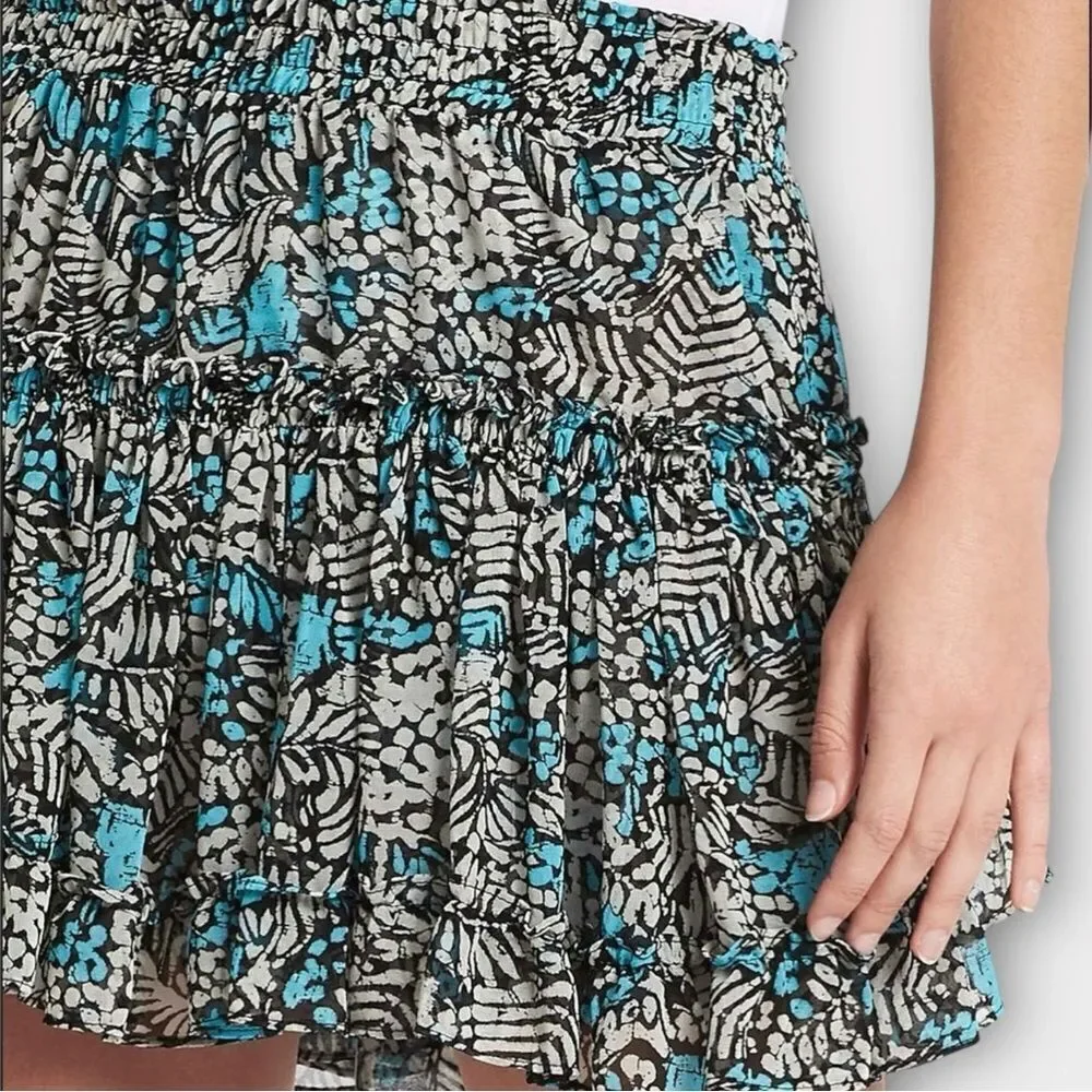 MISA Los‎ Angeles Kahlo Ruffled Mini Skirt Women’s Size XS